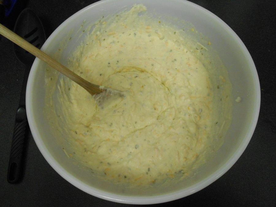 Картофельное пюре с сыром и зеленью